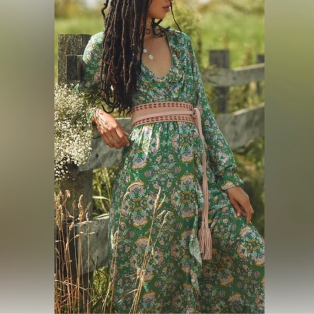 NWT Anthropologie Floral Maxi Dress